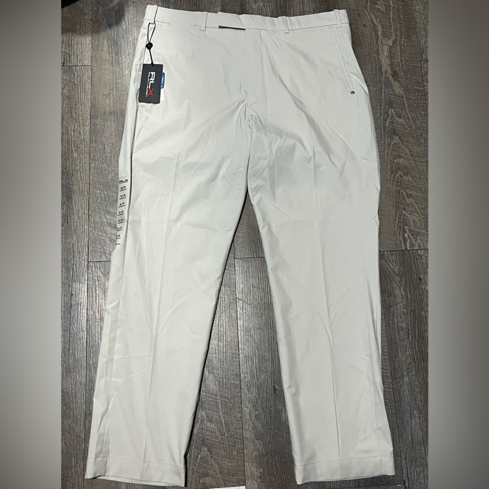NWT MEN'S RALPH LAUREN‎ RLX PANTS, SIZE: 36 x 30, COLOR: BASIC SAND